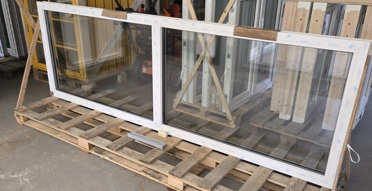 billigt pvc-fönster 2 luft fast 30 10